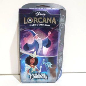 DISNEY LORCANA Rise of the Floodborn AMETHYST STEEL Starter Deck Wave 2 NEW
